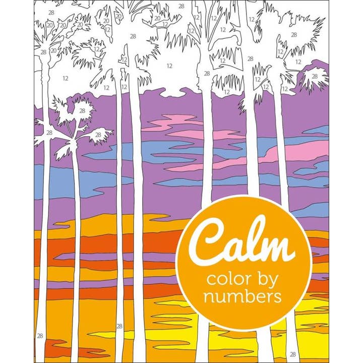 Microcosm Publishing & Distribution - Wholesale Coloring & Activity Book - Adult - Calm Color by Numbers