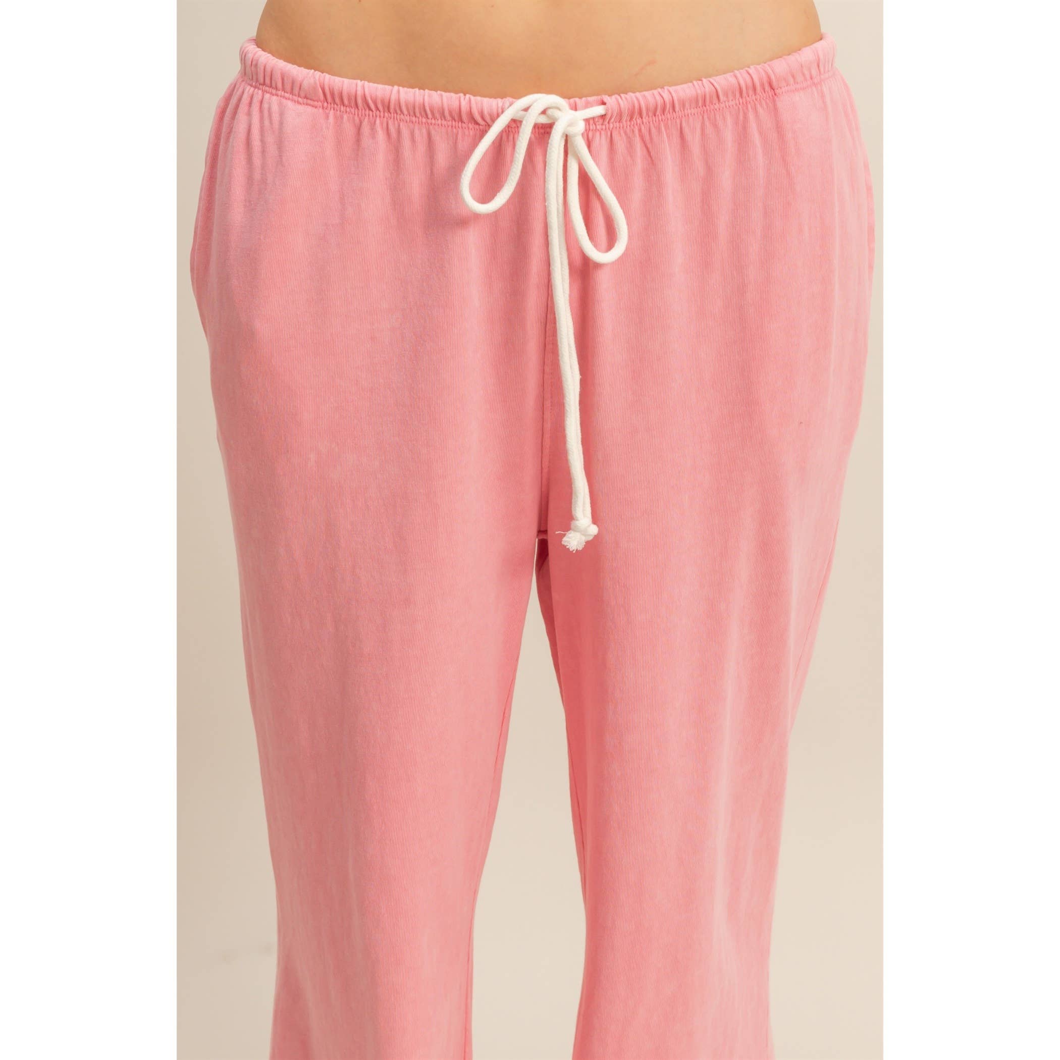 Double Zero - Vendita all'ingrosso Pantaloni sportivi/da jogging loungewear - Donna - Pantaloni rilassati a vita con coulisse lavati con minerali38