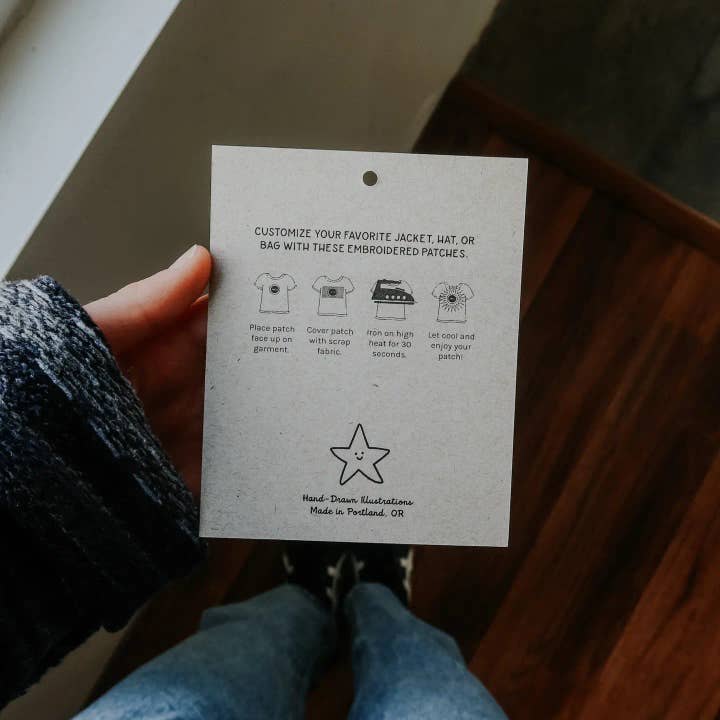 Sticker Girl - Wholesale Patch - Night Tree Embroidered Iron On Patch1