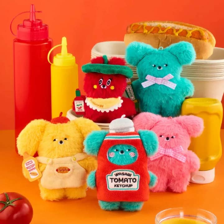 Série de peluches en boîte mystère saveur ours WASABI pour la vente par Momoku