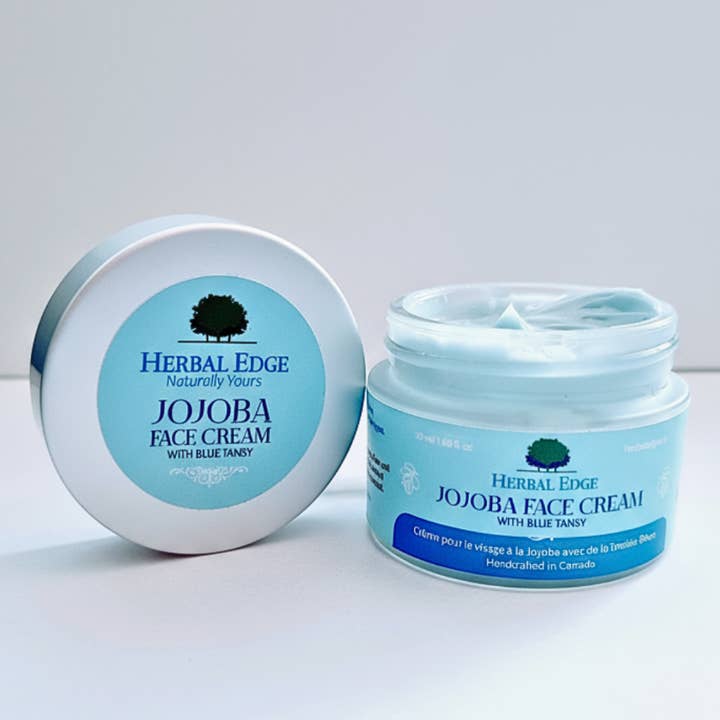 Crème Visage au Jojoba avec Tanaisie Bleue pour la vente par Herbal Edge