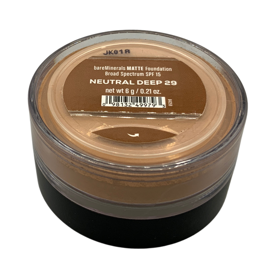 Magic of Beauty LLC - Wholesale Foundation - BareMinerals Matte SPF 15 Foundation NEUTRAL DEEP 29 6g,1