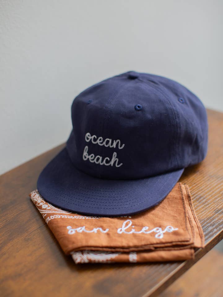 Embroidered 6 Panel Cotton Flat Brim Hat for wholesale by Magill