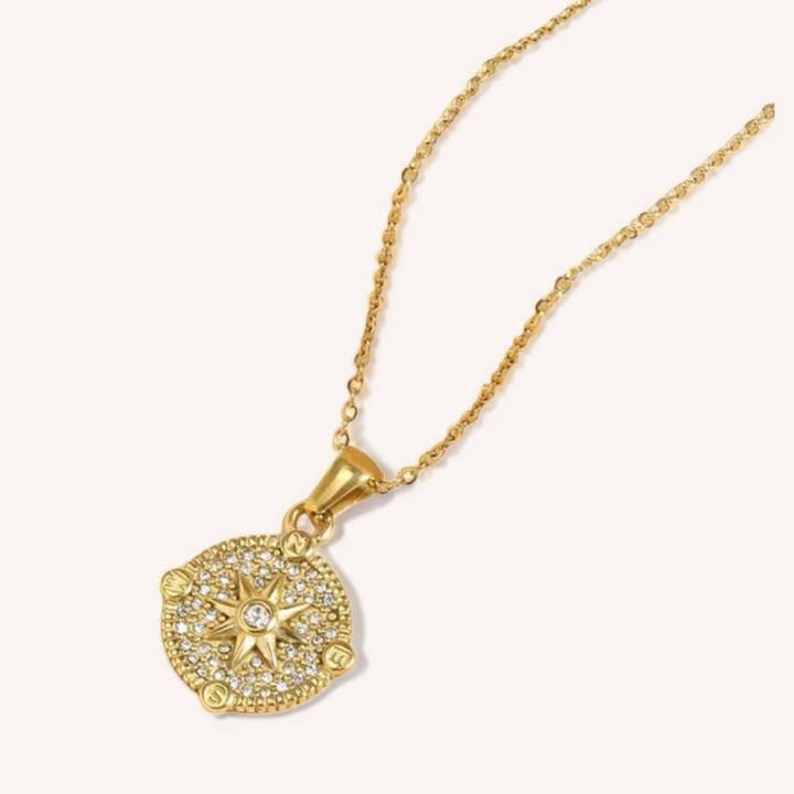 Frankie Necklace | Gold Plated for wholesale by Luxe and Co