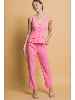 Peace Love Line - Wholesale Pants - Women's - PL3515 - HIGH WAISTED LONG PANTS3