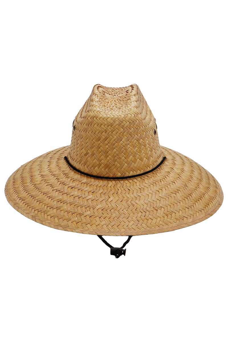 Cap Zone - Wholesale Straw Hat - Women's - Quarterhorse Wide Dome Brim Straw Lifeguard Hat11
