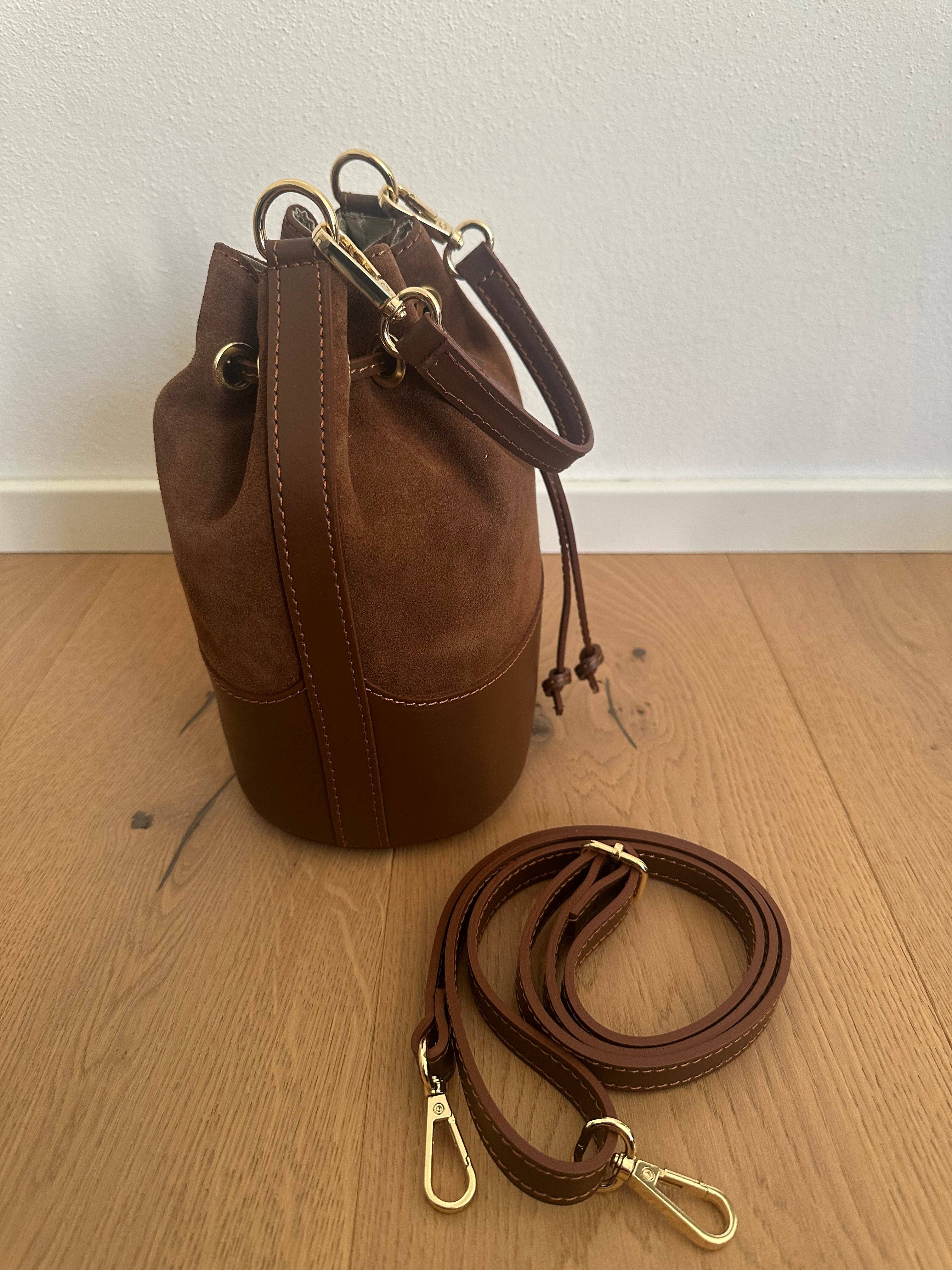 Zhade – Bolsa de ombro – Mulher por atacado – BALDE CLÁSSICO - CAMURÇA10