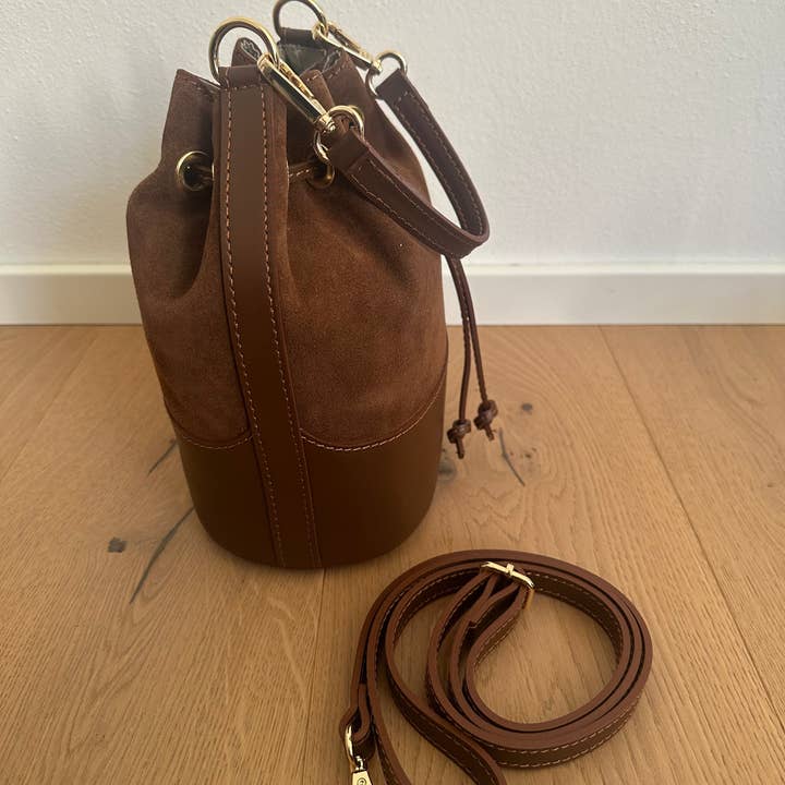 Zhade – Bolsa de ombro – Mulher por atacado – BALDE CLÁSSICO - CAMURÇA10