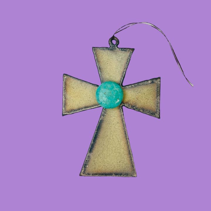 Kreuzverzierungen inspirierende Weihnachten Gartenblume Öko für den Großhandel von Iron Jewel