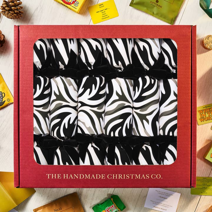 Winter Silhouette Handmade Luxury Christmas Crackers (6pcs) for wholesale by The Handmade Christmas Co.