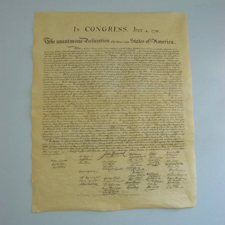 National Archives Foundation - Wholesale Art Print - Declaration of Independence Full Size Replica1