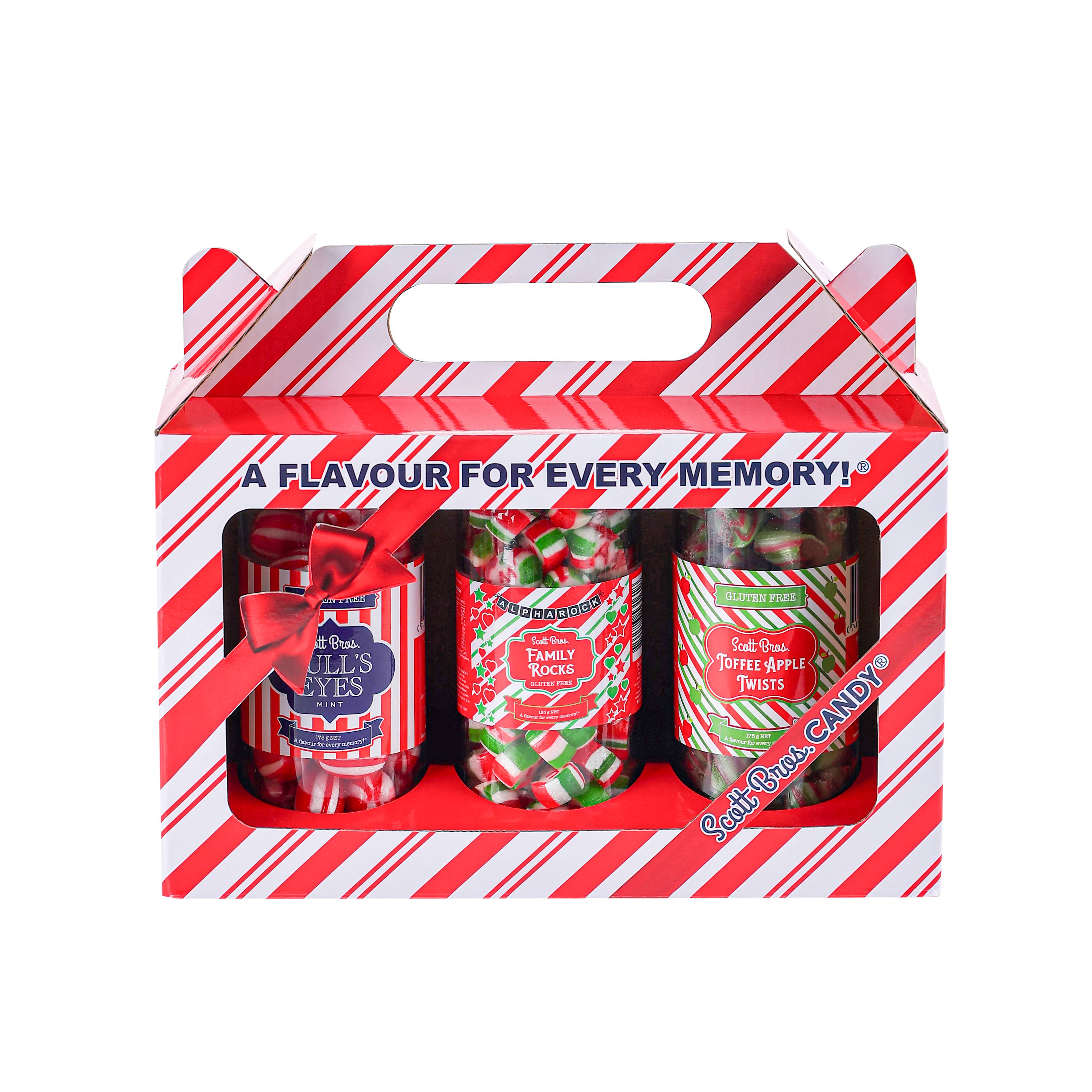 Scott Bros. CANDY - Wholesale Gift box - 16 x Gift Boxes - 4 Flavours / 48 Jars1