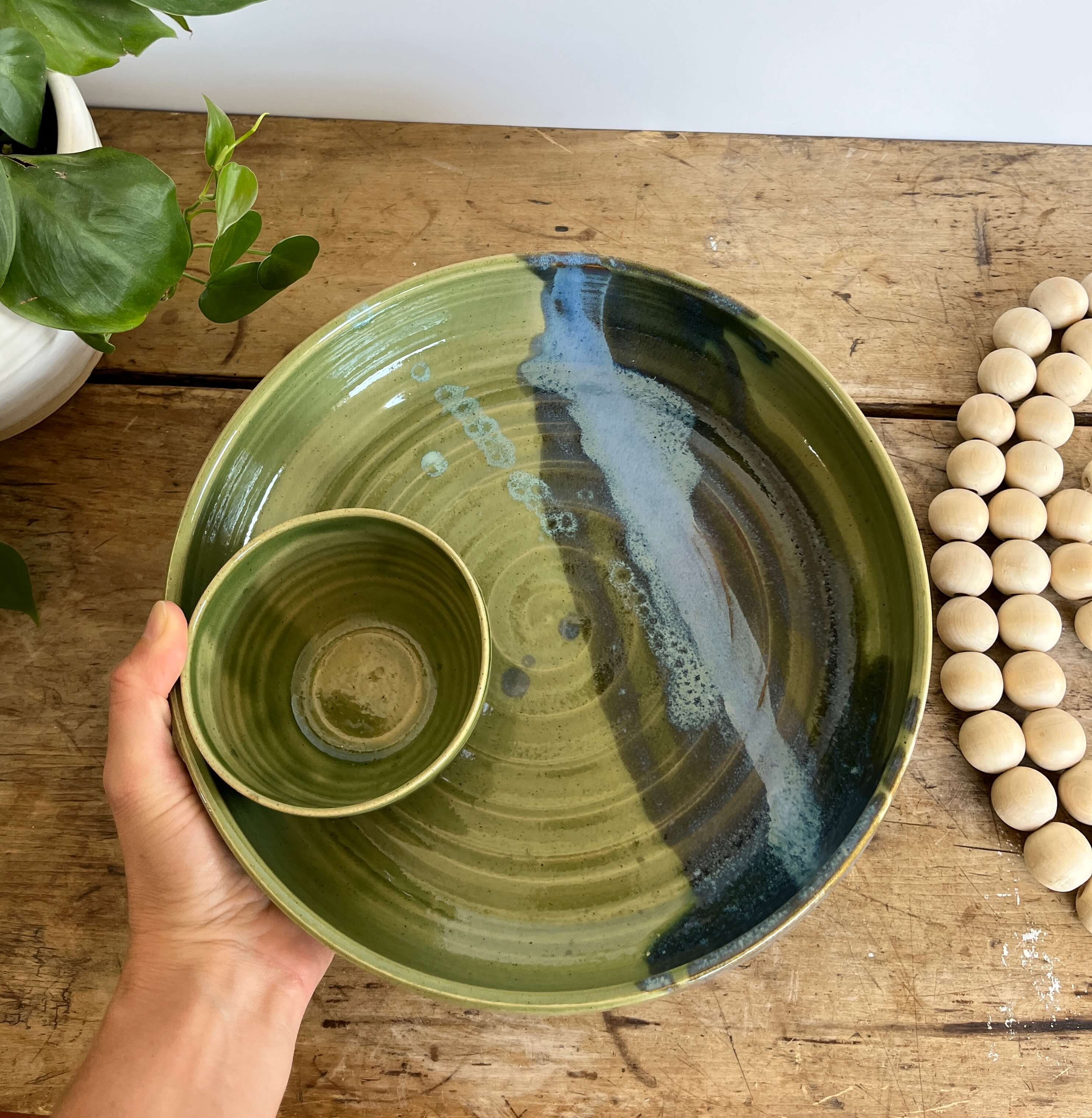 Coastal Clay Co. - Wholesale Serve Bowl - Large Chip And Dip Bowl Large Summer Party Bowl2