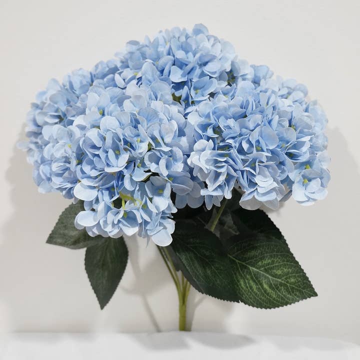 Sweet Home Deco - Wholesale Artificial Flowers - 18" Super Soft Silk Hydrangea Artificial Flower Bush