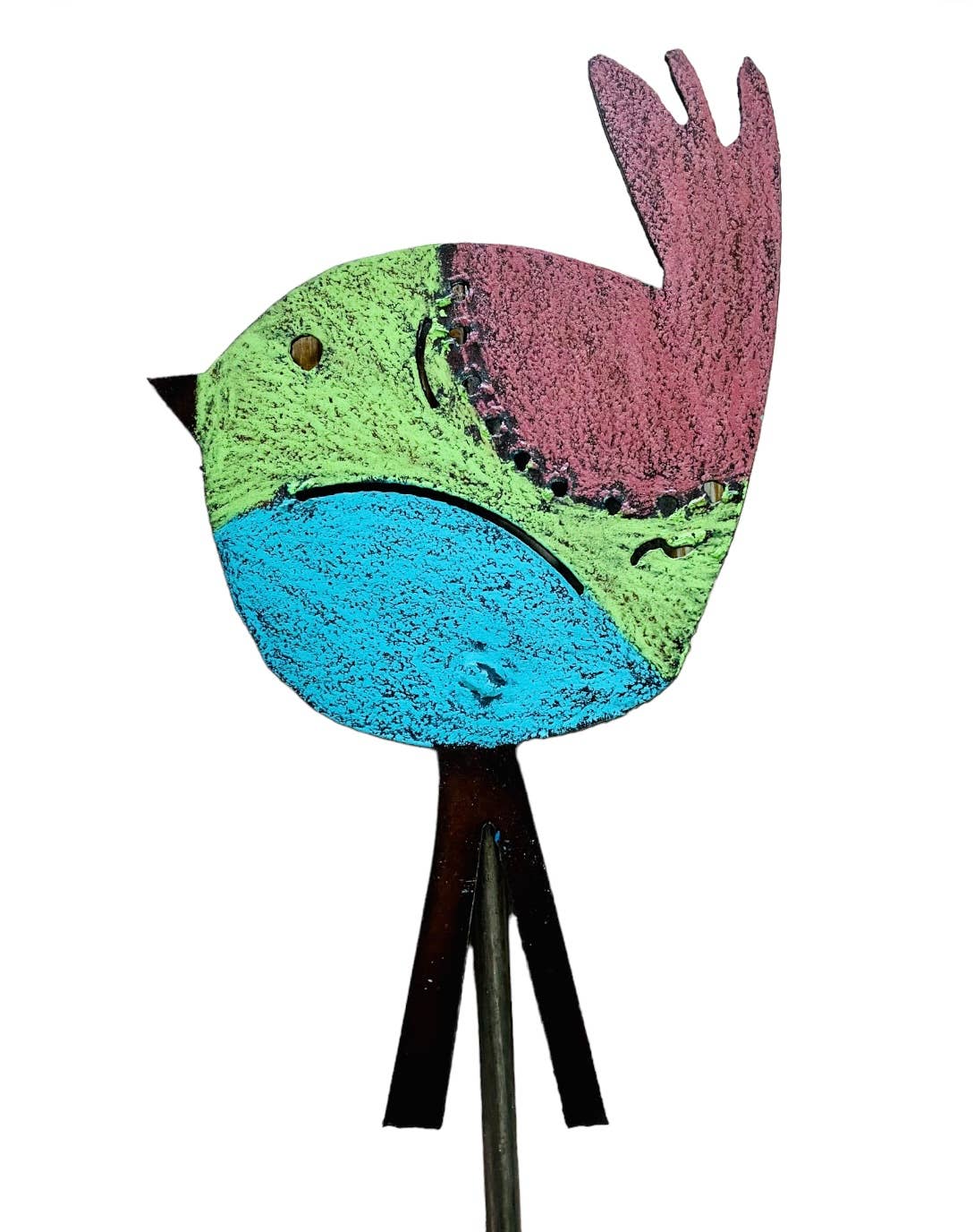 Whimsies - Vendita all'ingrosso Paletti da giardino/prato - Picchetto per piante da giardino Uccello Picchetto da giardino Primavera all'aperto Patio Scintilla5