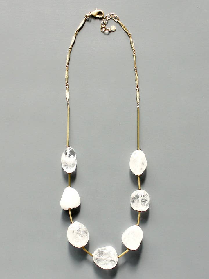 ISL226 Quartz nugget necklace for wholesale by David Aubrey Jewelry