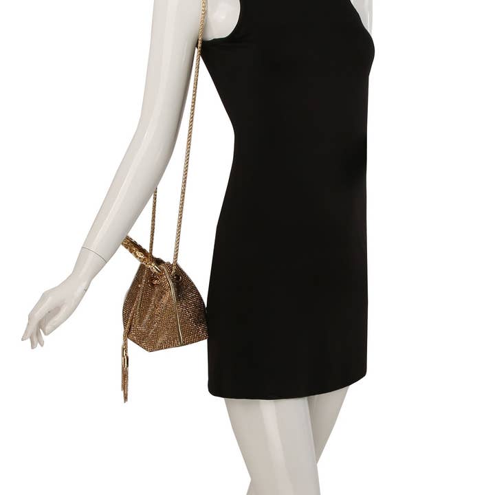 Handbag Factory Corp - Wholesale Clutch Bag - Women's - Rhinestone covered petite evening bag4