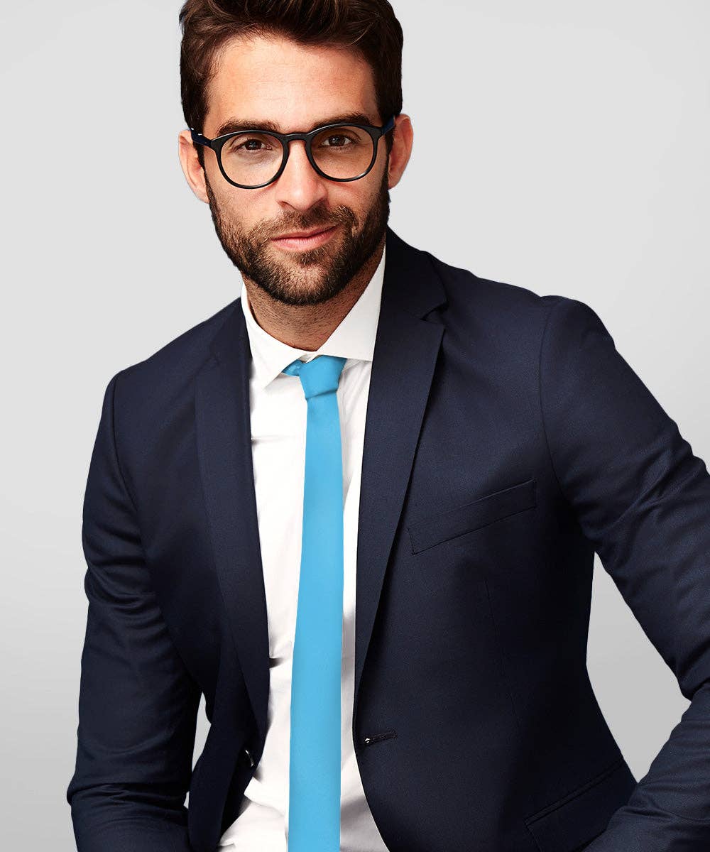 Dubal Brothers - Vente Cravate – homme - Cravate fine unie (4 paquets) par Vittorio Farina53