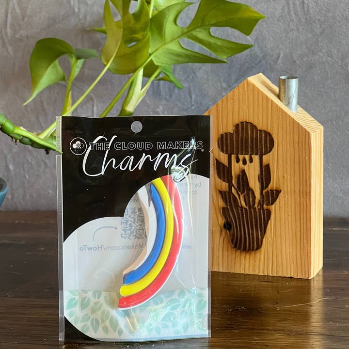 The Cloud Makers - Wholesale Plant Pot - Primary Rainbow Charm for Dripping Rain CloudsÂ