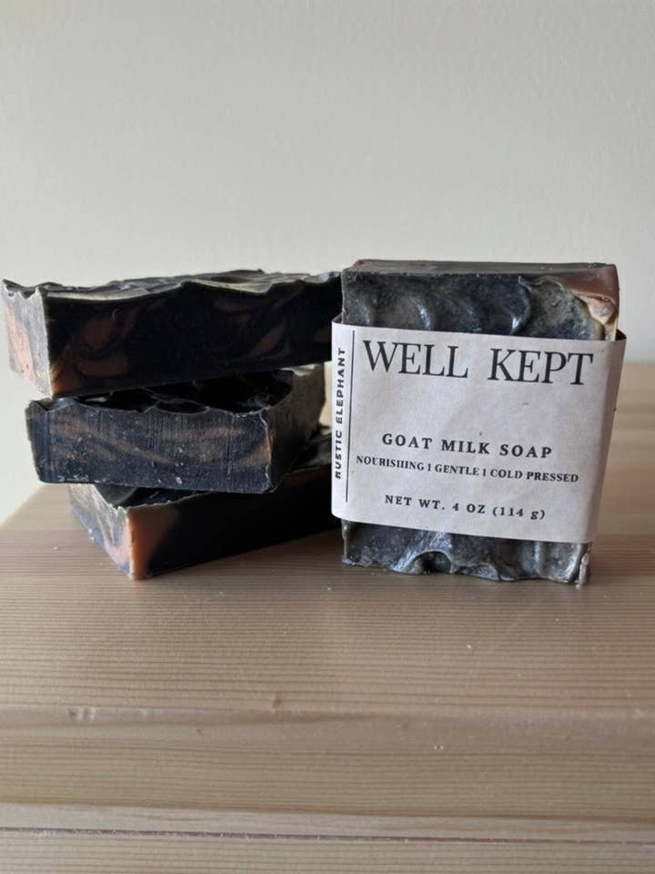 Well Kept Goat Milk Soap for wholesale by Rustic Elephant