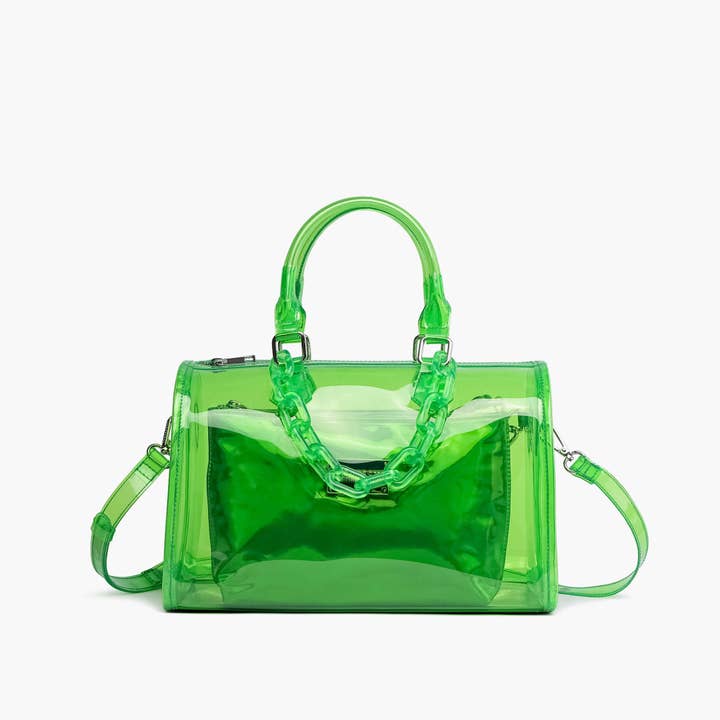 Like Dreams - Wholesale Satchel - Women's - Trendy Iced Out Hologram Satchel Glitter Handbag for everday7