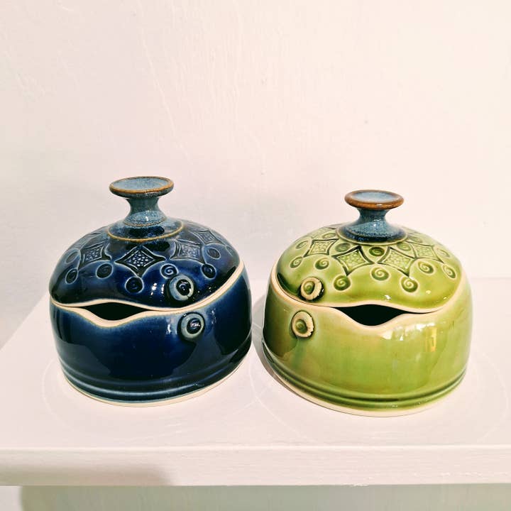 Sugar Bowl Handmade Pottery Made to Order for wholesale by Plays in Mud Pottery