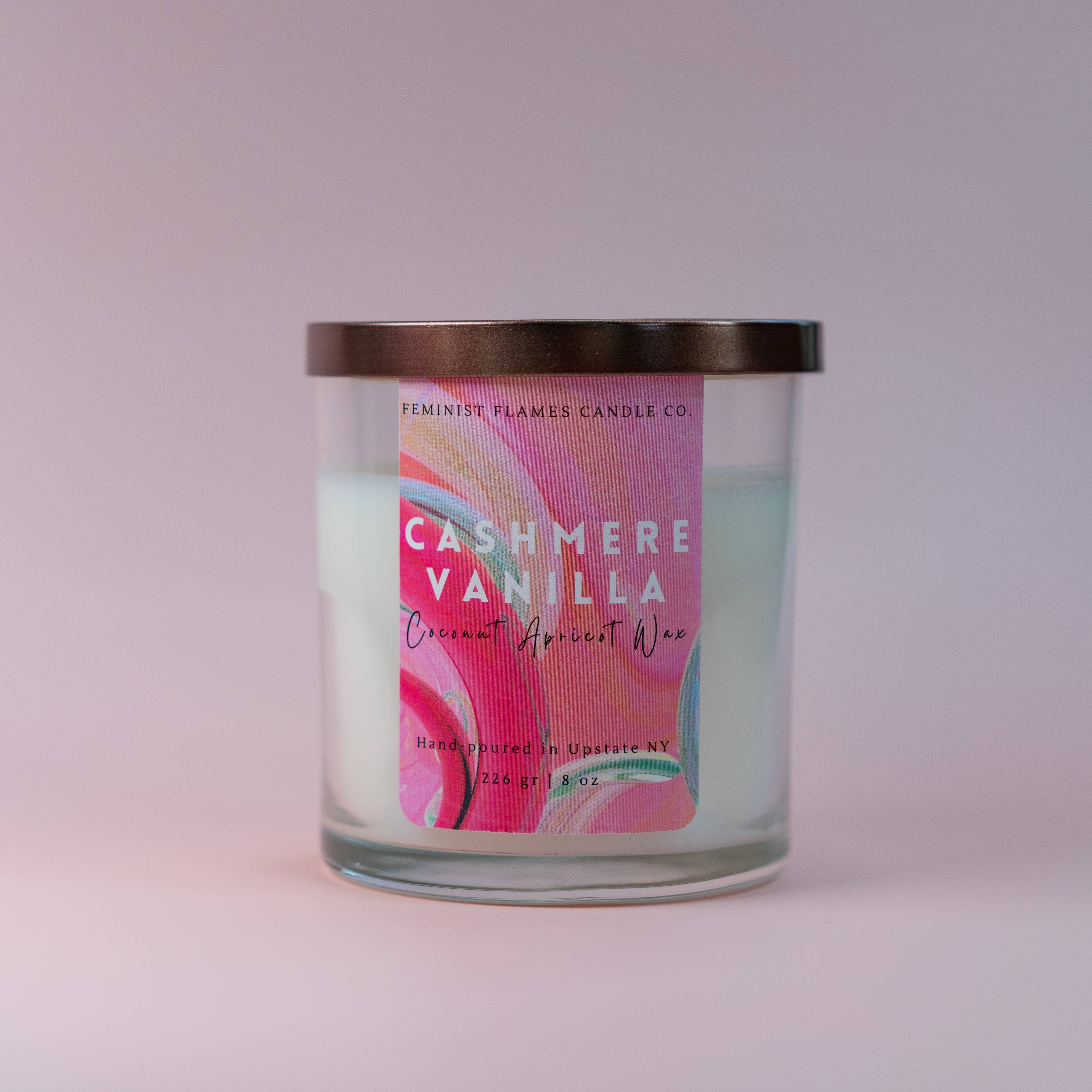 Feminist Flames Candle Co. - Wholesale Jar/Filled Candle - Cashmere Vanilla1