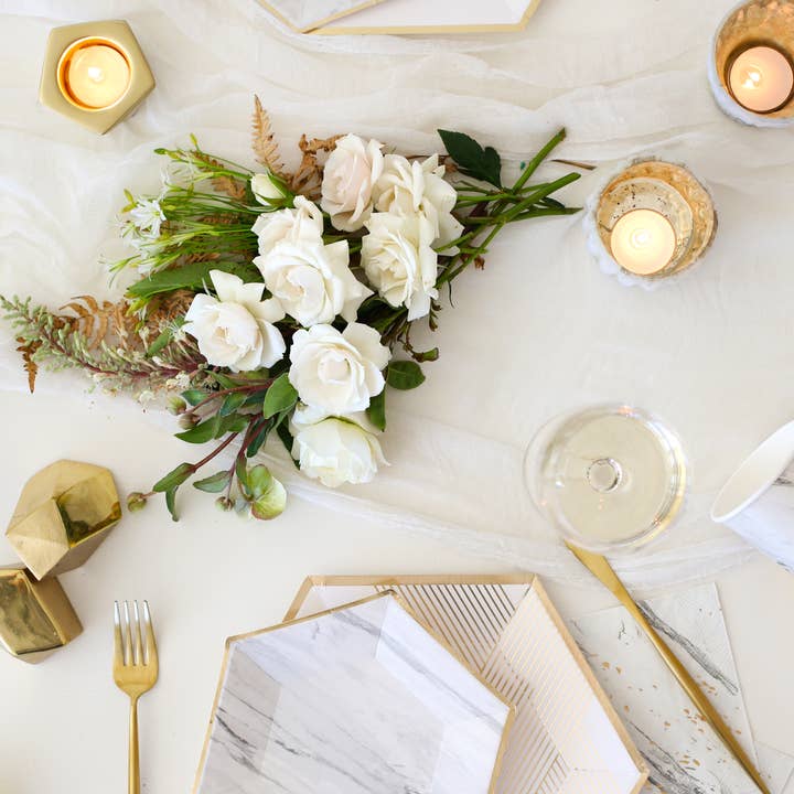 Harlow & Grey – Engroshandel Engangstallerken – Blanc - Hvide Premium store papirplader6