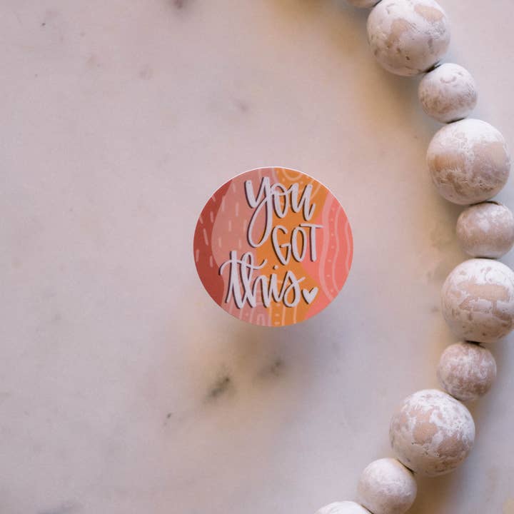 Savannah and James Co - Wholesale Sticker - You Got This Mini Vinyl Sticker, 2x2 in1