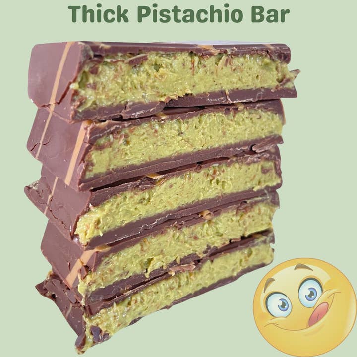 CosyDecorArt - Wholesale Chocolate Bar - Dubai Chocolate Crunchy Kunafa Pistachio Bar 6.7 oz2