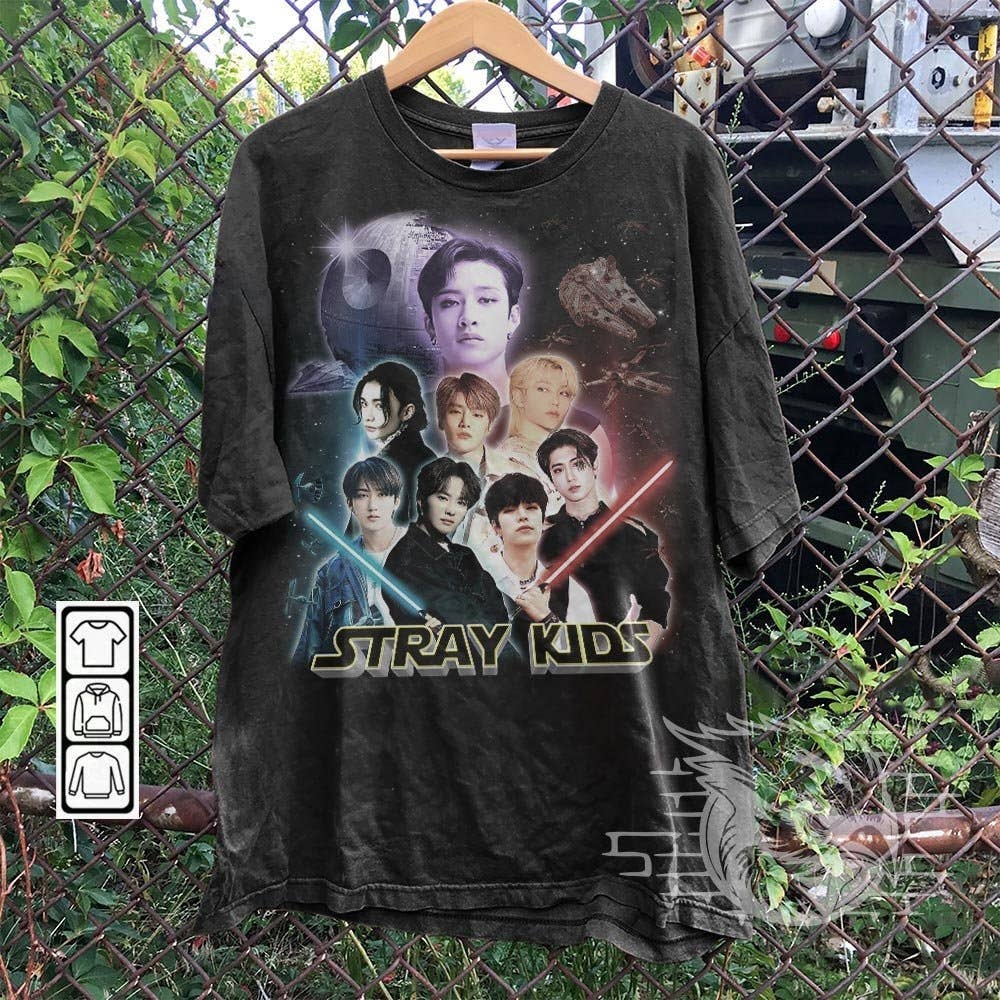 TheKingShirt - Wholesale T-Shirt (Graphic) - Women's - Stray Kids Exclusive Vintage Kpop0107MT T-Shirt5