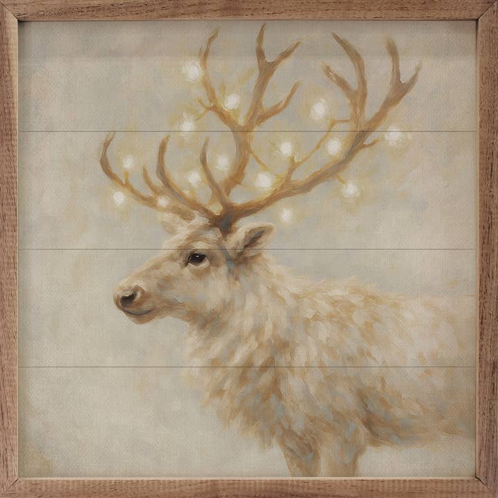 Holiday White Reindeer for wholesale by Kendrick Home