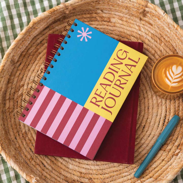 Reading Journal A5 | Hardback | Turquoise Citrus for wholesale by Good Tuesday