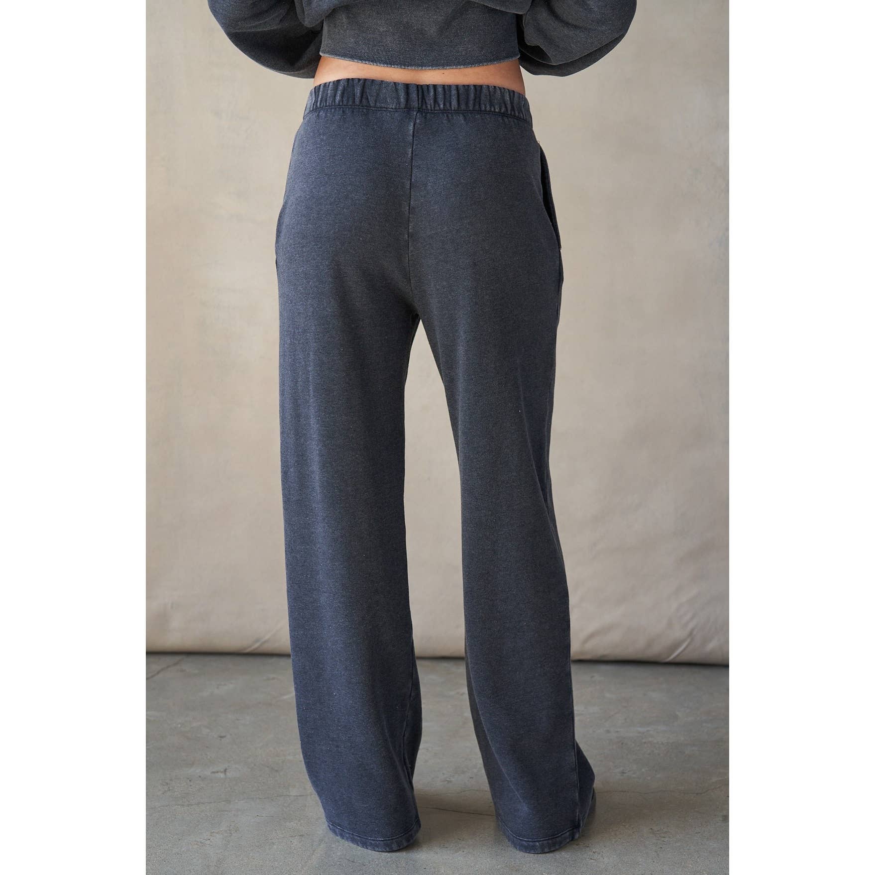 lalamia - Vente Pantalon d'intérieur/de jogging – femme - Pantalon de survêtement en polaire à large ouverture6