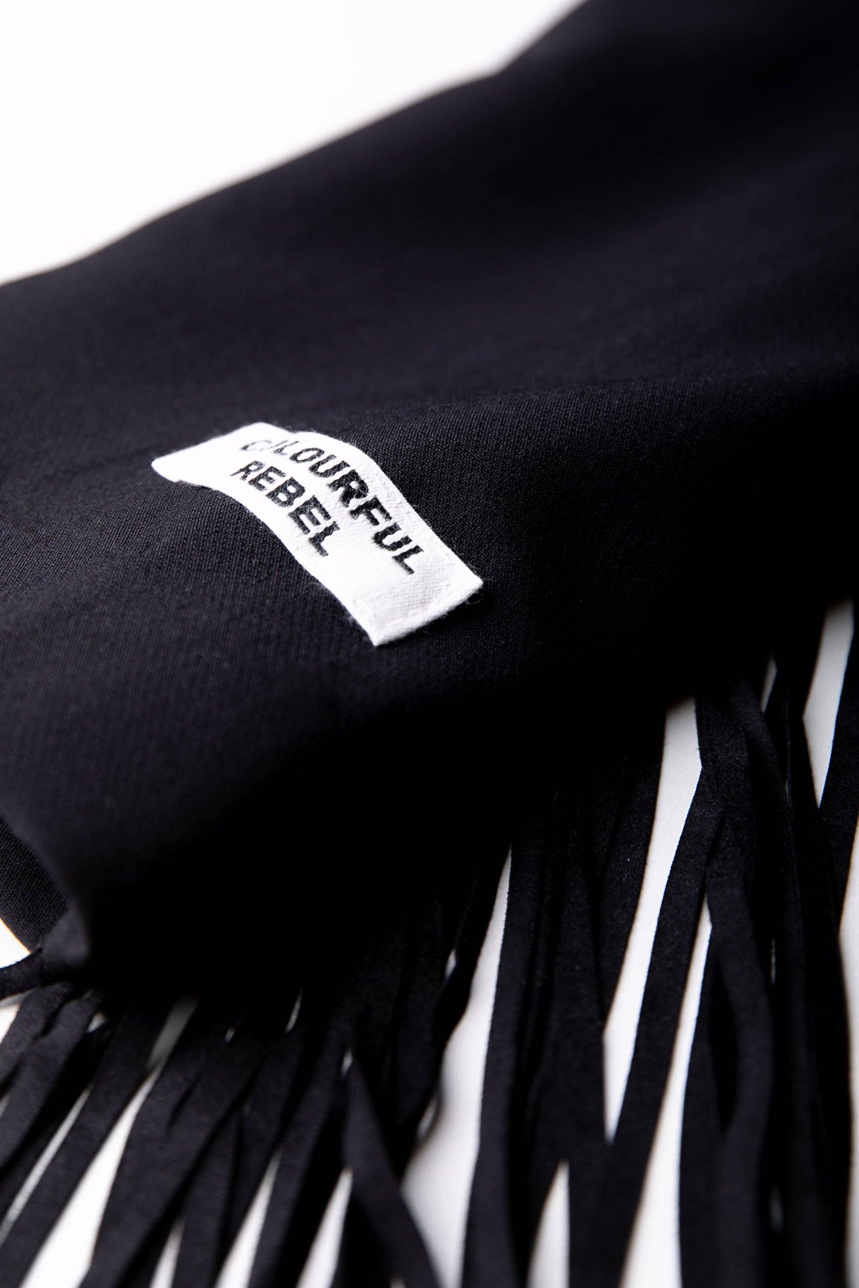 Jesra Fringe Blazer | Black for wholesale on Faire6