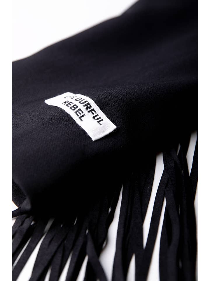 Jesra Fringe Blazer | Black for wholesale on Faire6