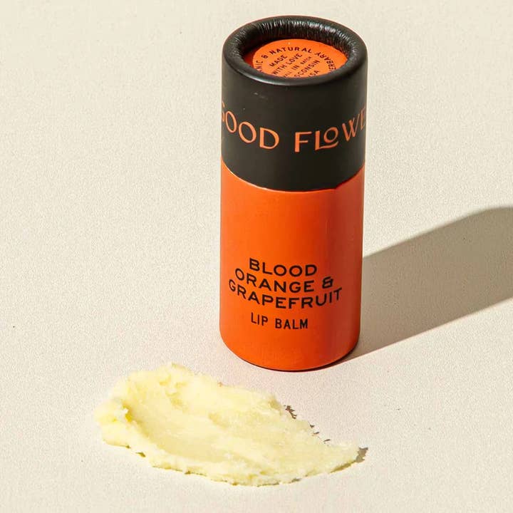 Good Flower Farm - Wholesale Lip Balm - Blood Orange & Grapefruit Lip Balm/0.3 oz Biodegradable Tube