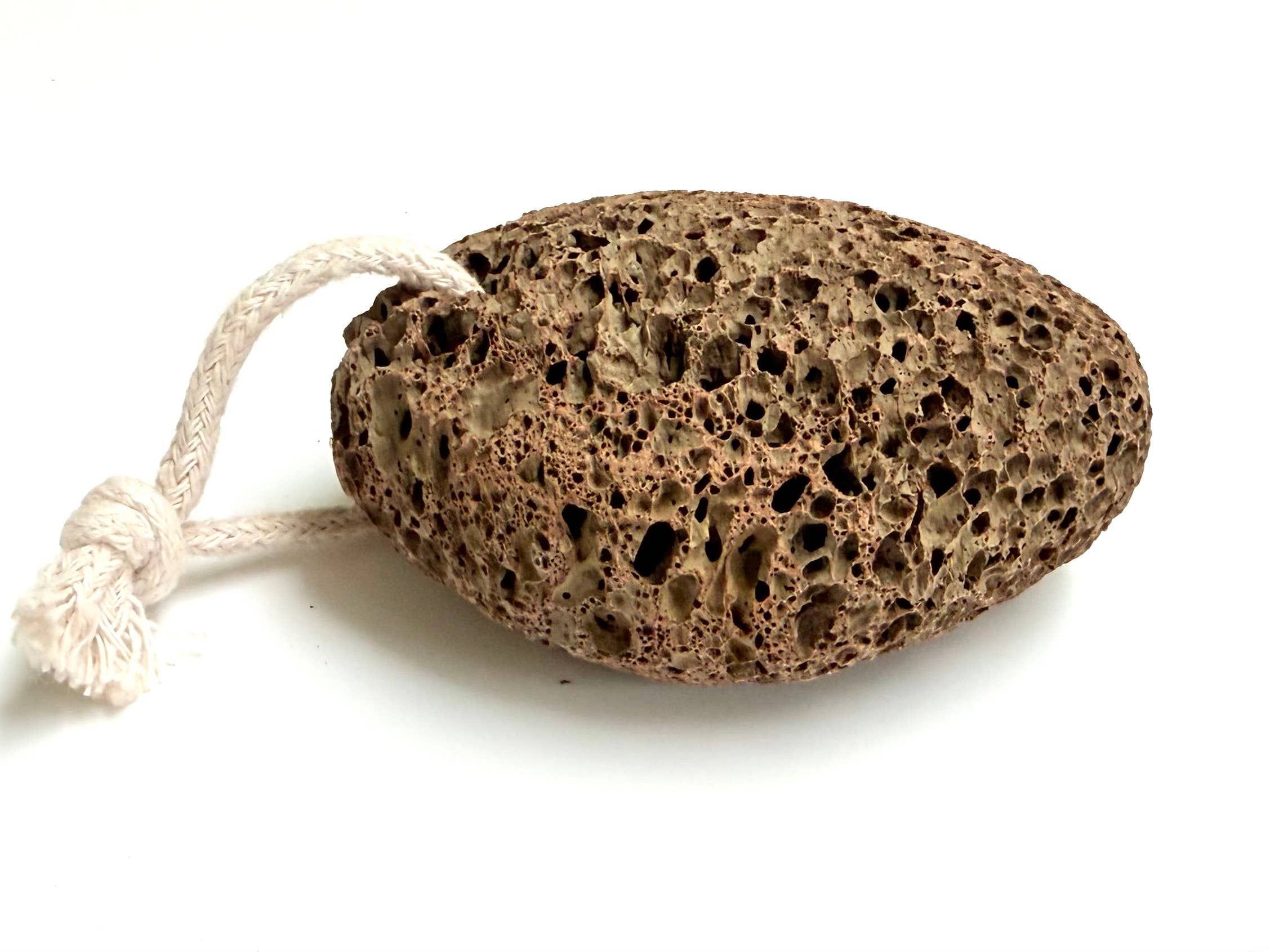 GreenWave - Wholesale Pumice/exfoliating stone - Natural Lava Pumice Stone with Cotton Hanging String Brown1