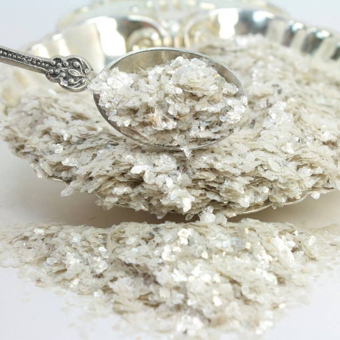 Meyer Imports - Wholesale Craft Supplies - Cream White Flakes - Natural Mica4