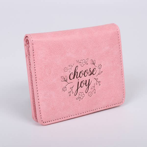 Swanson Christian Products - Wholesale Wallet - Women's - Wallet Pu Women'S Choose Joy Pink4