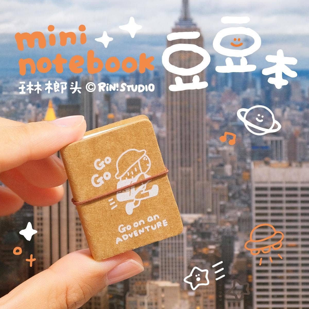 RiN! Studio US - Wholesale Notebook - Mini Notebook, Tiny Notebook, Sketch book, Kawaii Journal, Aesthetic Notebook, Cute Journal, Stationary, Schedule Journal, Thumbnail book3