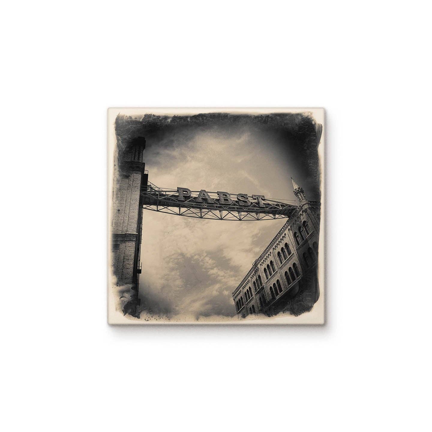 Cityscape Tiles - Vente Sous-verre - Sous-verre à carreaux Pabst 4x4