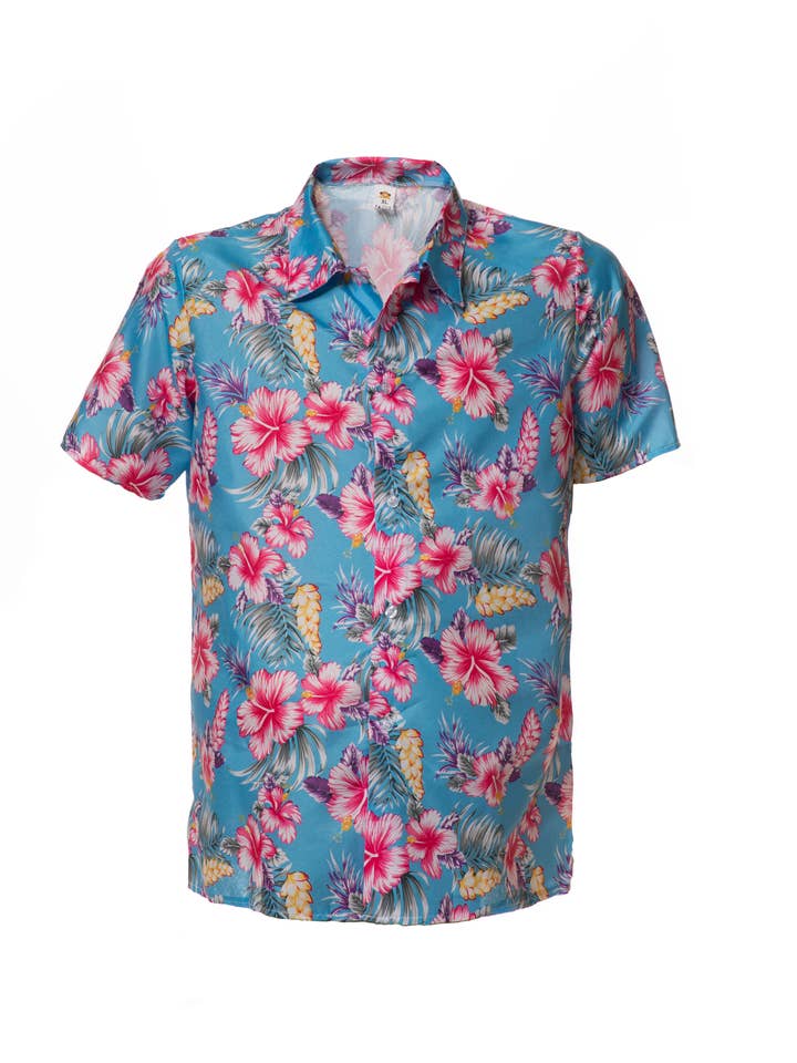 Partychimp - Wholesale Button Down Shirt - Men's - Hawai shirt Deluxe - Party Costume7