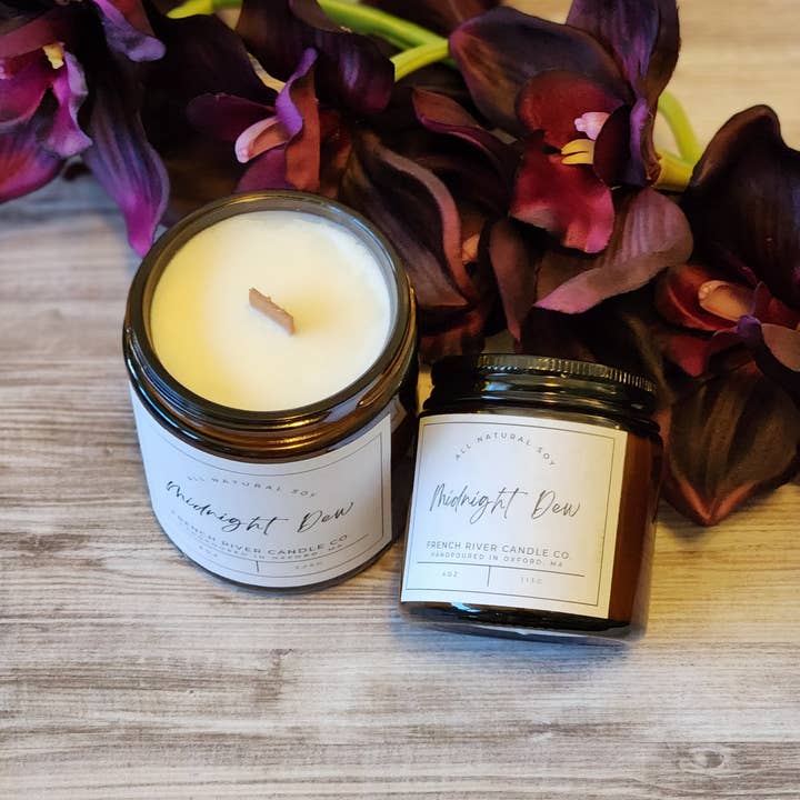 French River Candle Co. - Wholesale Jar/Filled Candle - Midnight Dew Scented Soy Candle3