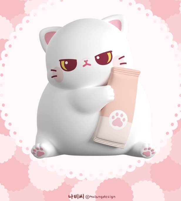 K-Wonderland - Wholesale Decorative Figurine - 
Hello, Mr. Nabi Cat Collectable Random Figure Ver.34