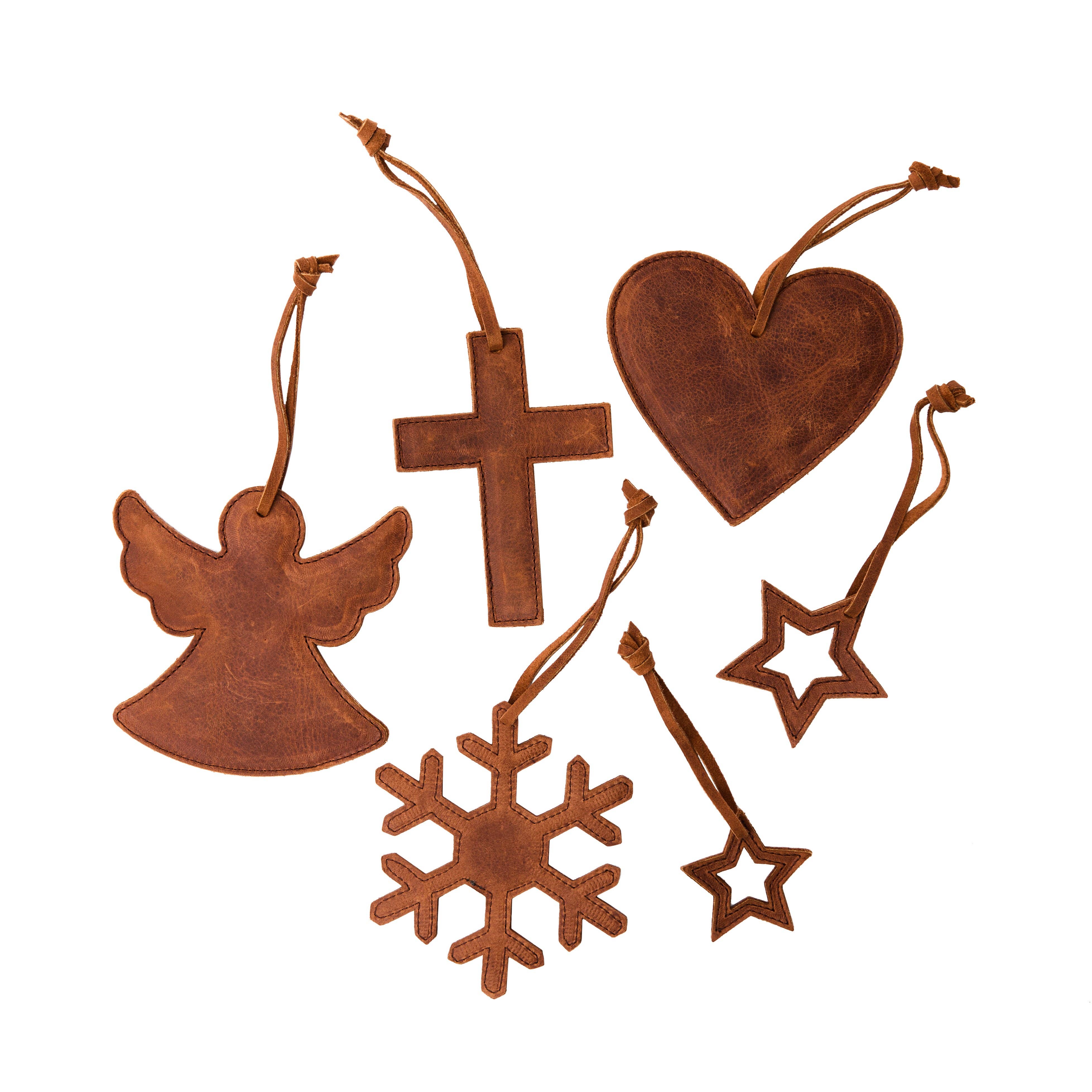 Lazarus Artisan Goods - Wholesale Ornament - Christmas Ornament | Leather Goods | Ethical Handmade Gift11
