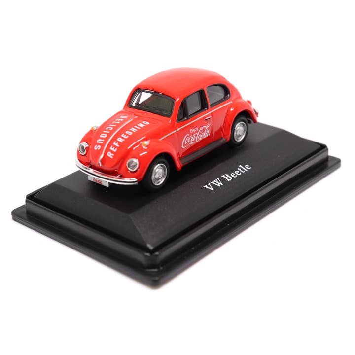 Motor City Classics, Inc. - Wholesale Decorative tabletop object - 1:72 Scale Coca-Cola 1966 VW Beetle Diecast Model2