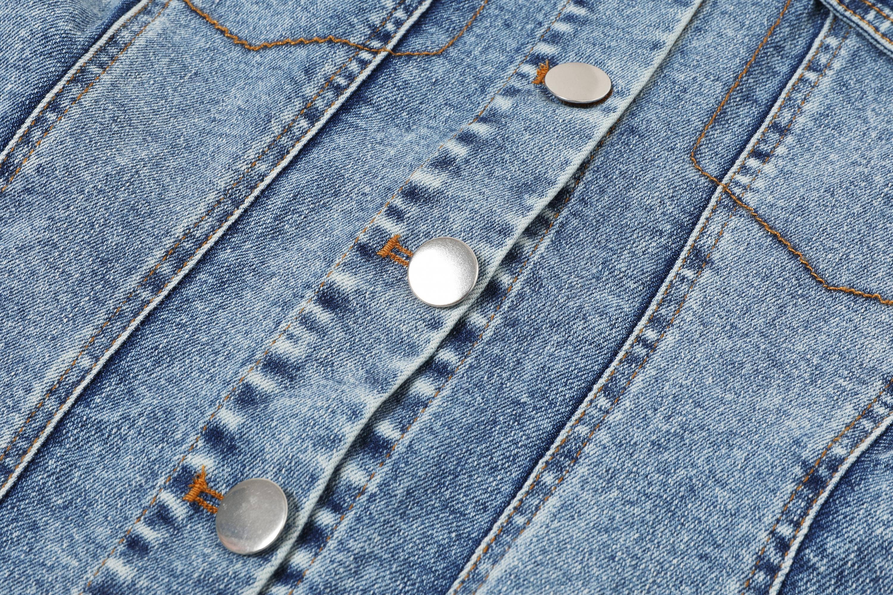 RIVIR - Wholesale Shirt - Women's - Mixed Media Denim T-shirt5