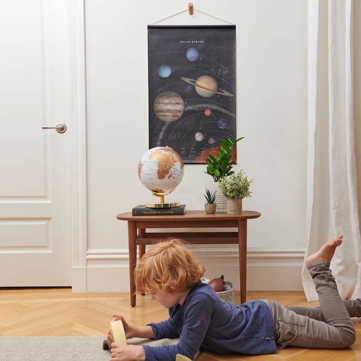 Solar System for Kids Room, Recycled Materials 20x30 for wholesale by Home Room Co.