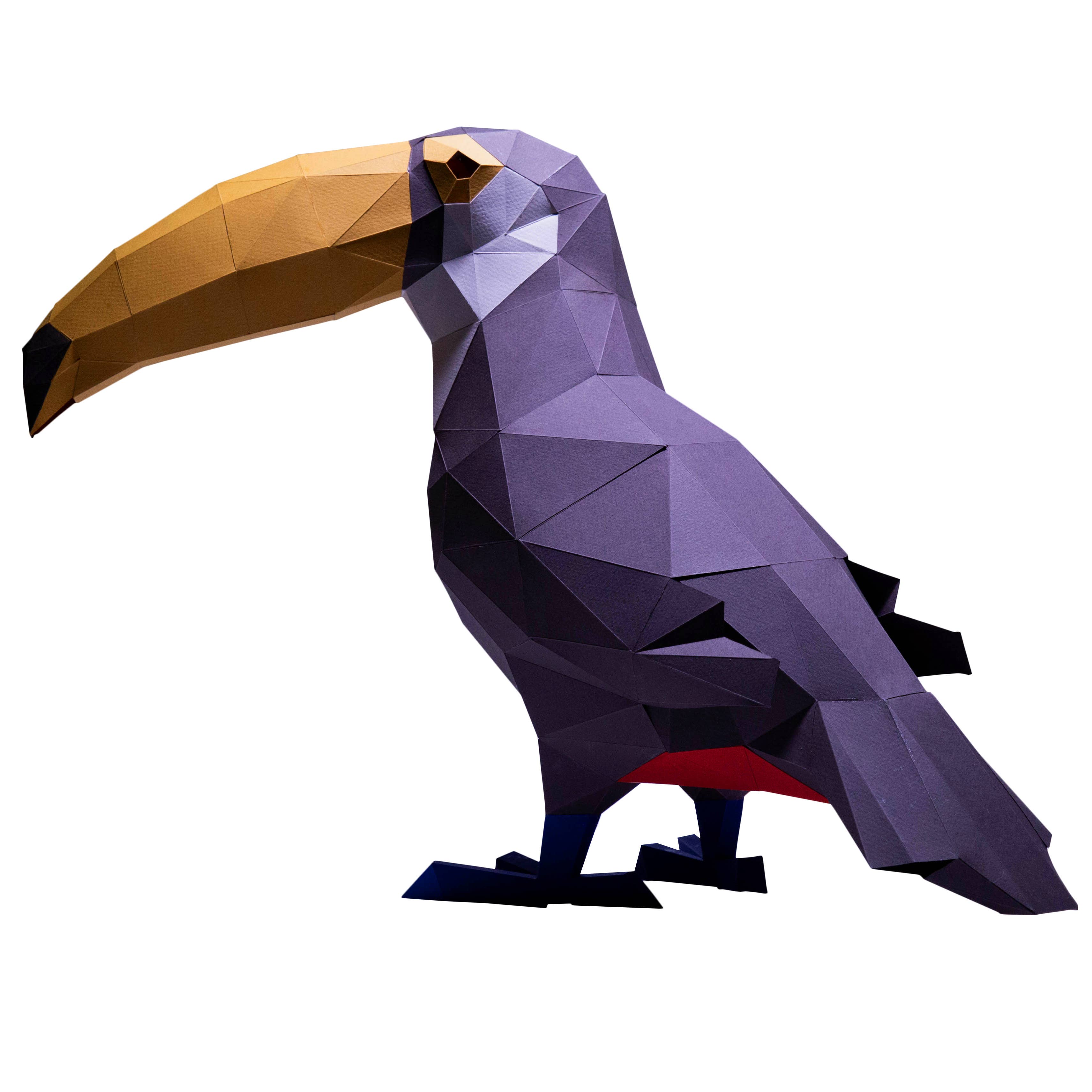 PAPERCRAFT WORLD - Wholesale DIY Craft Kit - Toucan 3D Paper Art Origami Model, Bird PaperCraft Kit1